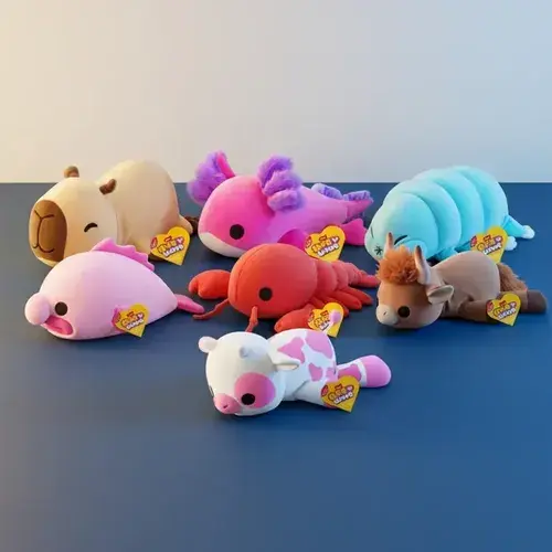 Peluche De Apego Hug A Lumps Pequeño Para Abrazar Animales Oso De Agua 10