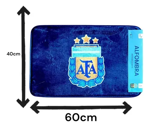 Alfombra Antideslizante Baño Pieza Futbol Equipos Boca River 4
