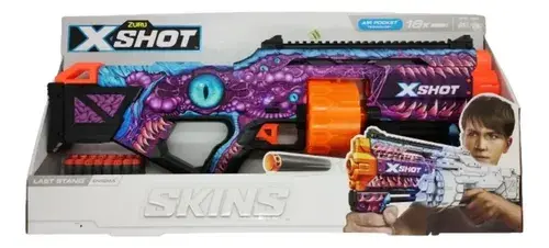 Pistola De Dardos X Shot Skins Stand Ametralladora Diseños 4