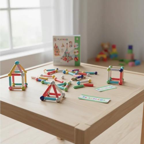 Bloques Magnéticos Construcción Kid Club Playmags 42 Piezas 42 Kids Club Playmags Construccion Magnetica 42pzs 2