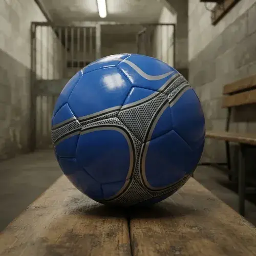 Pelota Fútbol Tamaño 5 Profesional Resistene Entrenamiento Azul