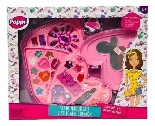 Poppi Maquillaje Desplegable Forma Corazon Int S21651 Sudam