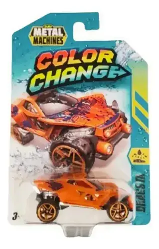 Autitos Metal Machines Cambia Color Change X1 Unidad Surtido Vs 8