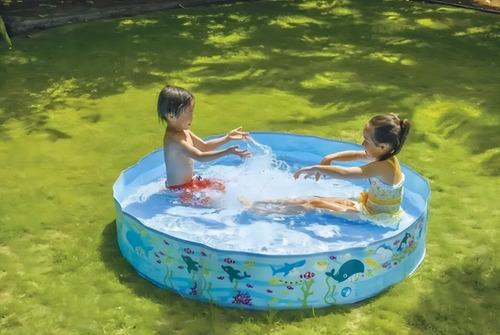 Pileta Rígida Redonda Jilong 1.2m 226l Para Niños Océano 5