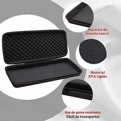 Funda Rígida Para Teclado Akai Mpk Mini Plus 37 Teclas Ltgem Negro