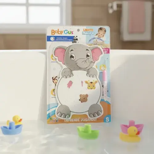 Libro Librito Magico Para Pintar Sumergible En Agua Animales 4