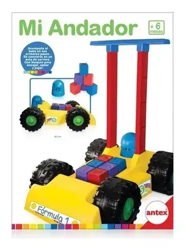Andador Caminador Para Niños Primeros Pasos Mi Andador Antex Amarillo