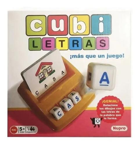 Juego De Mesa Didactico Cubi Letras Nupro Ii 6