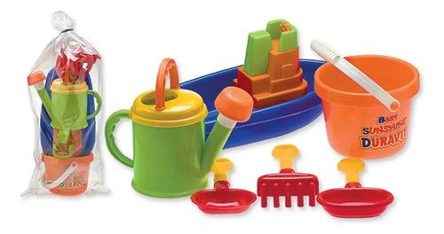 Bolso Juegos De Playa Barco Regadera Balde Pala X3 Duravit 6