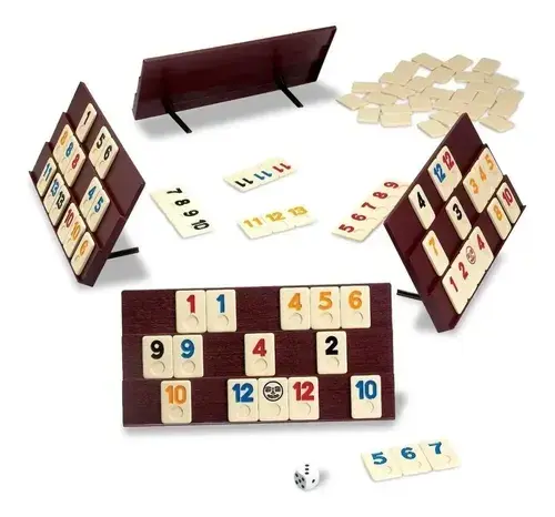 Juego De Mesa Rummy Burako Spin Master Calidad Premium 2