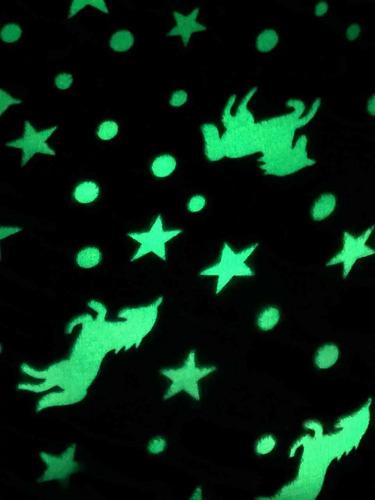 Alfombra Antideslizante Luminosa Brilla En Oscuridad Niños 3