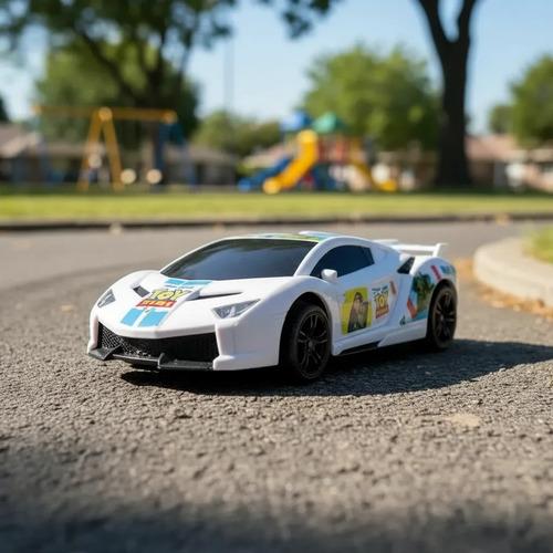 Auto Radio Control Toy Story Disney Pixar Acelerá Y Jugá Blanco 5