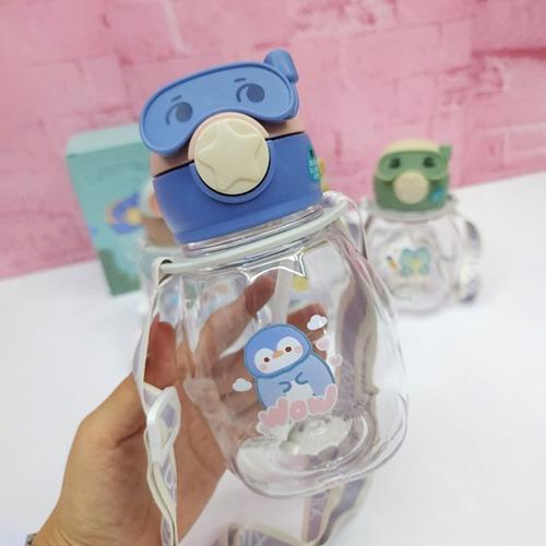 Botella Plastica Infantil Animalitos Colegio Jardin Niños 12