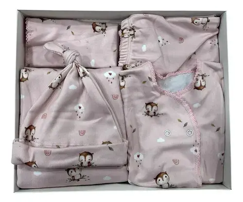 Mi Primer Ajuar 5 Piezas Bebé Recién Nacido + Caja Calidad 8