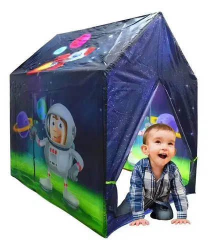 Carpa Casa Casita Inafntil Viaje Al Espacio Interior Exterio
