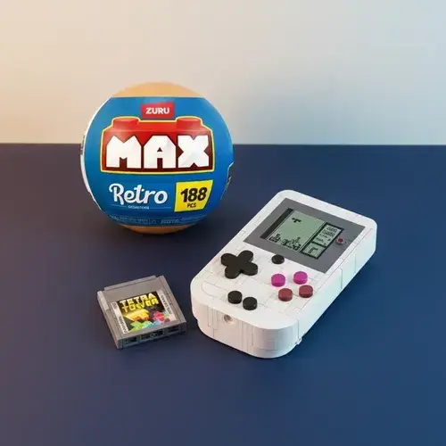 Zuru Max Bloques 7992 Capsula Retro Sorpresa Vintage 159 Consola Juegos 188