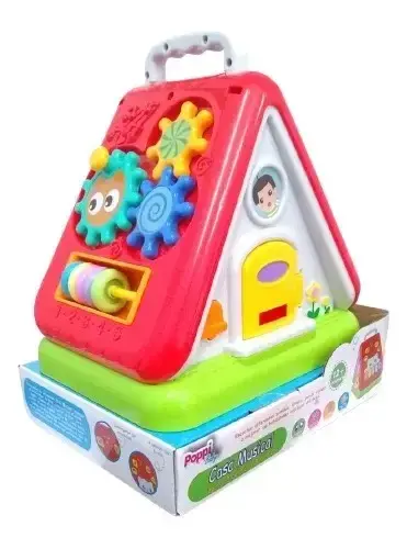 Casa Didactica Primera Infancia Sonido Bebe Poppi Juguete 2