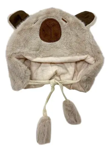 Gorro Gorrito Para Bebé Abrigado Super Suve Capybara Soft 10