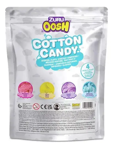 Slime Perfumado Con Glitter Oosh Cotton Candy Big Pop 30 Gr 10