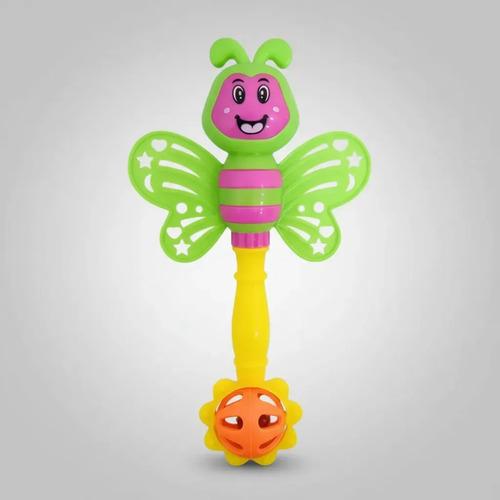 Sonajero Mariposa Para Bebés Y Niños Con Ruido En Bolsa Multicolor Mariposa