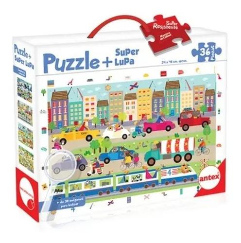 Puzzle Rompecabeza Gigante 36 Piezas Más Lupa Antex 3033 2