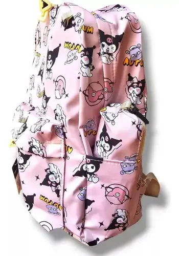Combo Mochila + Cartuchera Escolar Colegio Nena Nene Kuromi 14