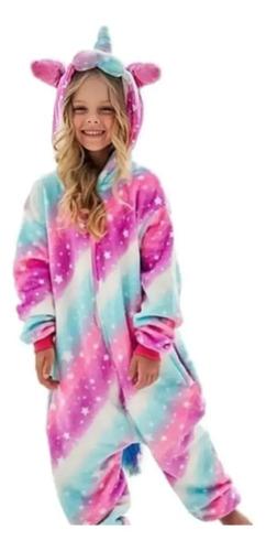 Pijama Unicornio Abrigado Disfraz Unicornio Suave Niñas Nena 5