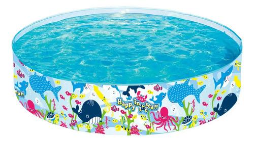 Pileta Rígida Redonda Jilong 1.2m 226l Para Niños Océano 3