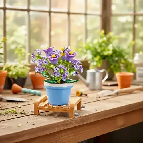 Bloques Zuru Max Garden Plantas Para Armar Campánula 192 Pz 192 Campánula 5