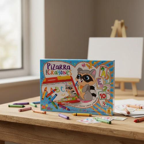 Pizarra Para Crayones Con Láminas De Letras Y.numeros Ploppy 3