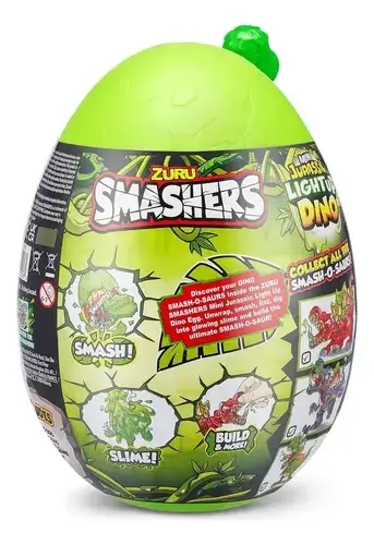 Smashers Huevo Dinosaurio Para Armar Con Luz + 6 Sorpresas 6