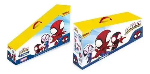 Monopatin Spiderman Infantil De Niños Con Luz Canasto Marvel Rojo Spiderman 5