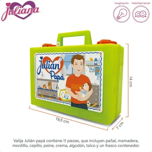 Valija Julián Papá Con Accesorios 2