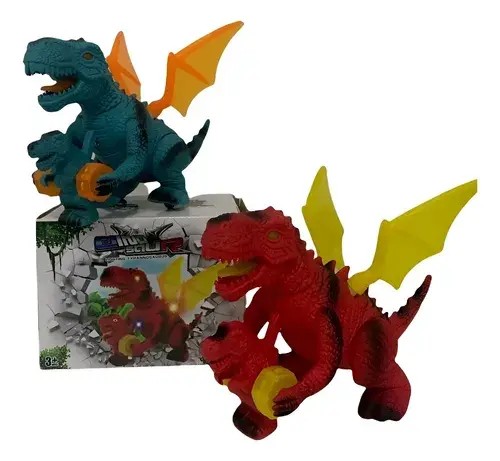 Dragon Dinosaurio Camina Hace Luces Y Sonido Robot Juguete 5