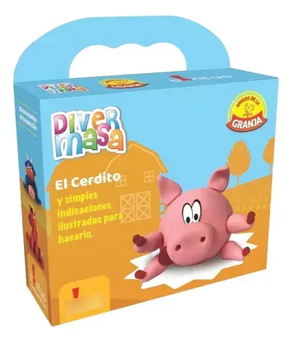 Bontus Divermasa El Cerdito Juego De Masas Para Modelar 210gr No Tóxico