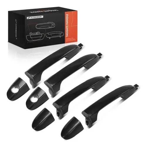 Manijas Puerta Kia Spectra 2004-2009 Kit 4 Piezas Negro Negro Delantera/trasera