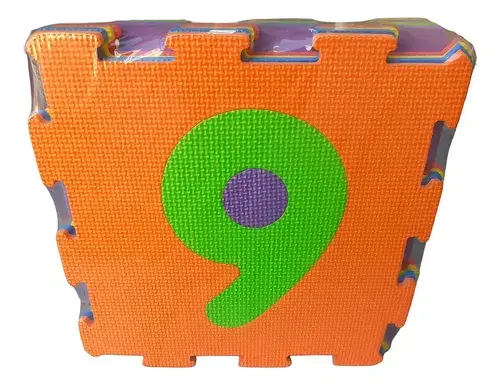 Piso De Goma Eva Encastrable Numeros Love 807 5