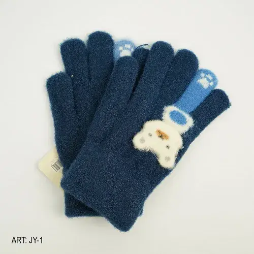Guantes Infantil Largos Niños Invierno Abrigado Osito Conejo 15