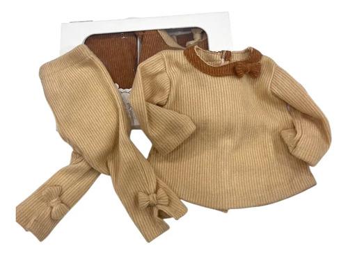 Set Beba Conjunto 2 Piezas Recien Nacida Lanilla Suave Bebe 7
