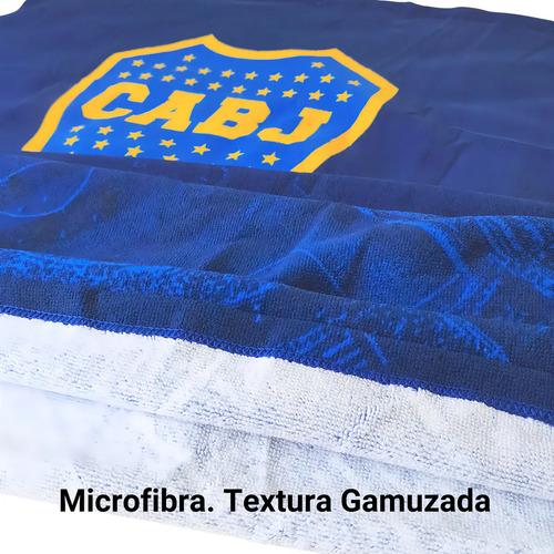 Toallon De Boca Microfibra Bombonera 70 X 150 Con Mochilita Boca (2) 3