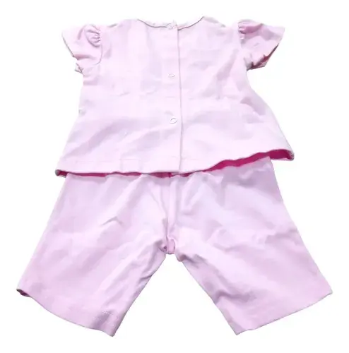 Conjunto Con Voladito Beba Bebe Recien Nacido Conejo Bordado 4