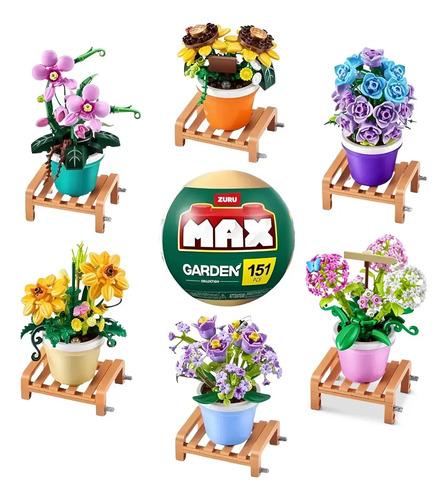 Bloques Zuru Max Garden Plantas Para Armar Campánula 192 Pz 192 Campánula