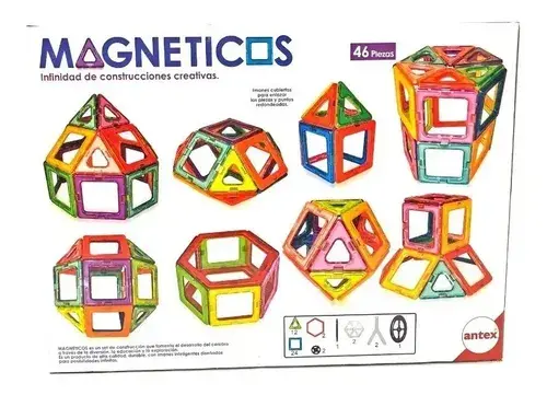 Bloques Magnéticos Didactico Vuelta Al Mundo 46 Piezas Antex 46 Vuelta Al Mundo 3