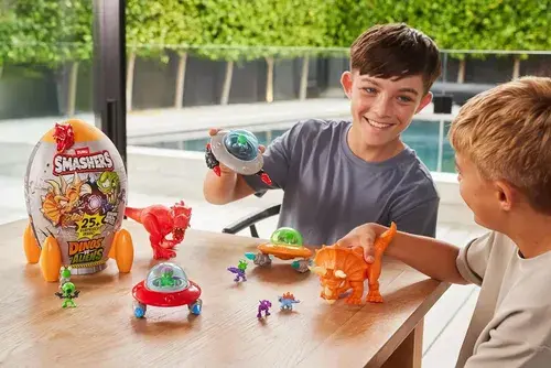 Smashers Dinos Vs Alliens Cohete + 25 Sorpresas Dinosaurios 10