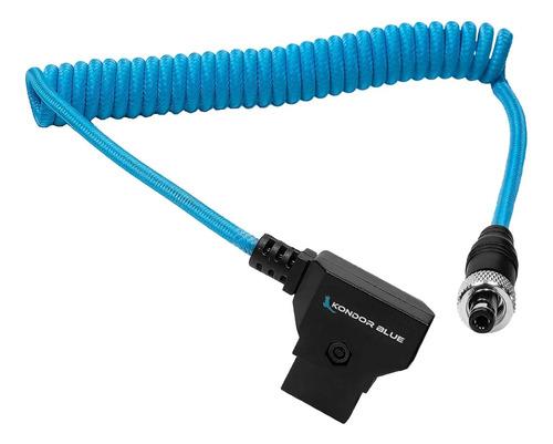 Cable Kondor Blue D-tap A Dc 0.083in Espiral Bloqueo Azul