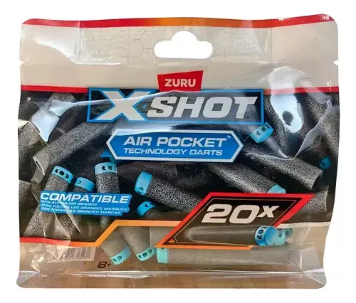 Dardos X-shot X20 Repuesto Air Pocket Compatible Gran Alcanc