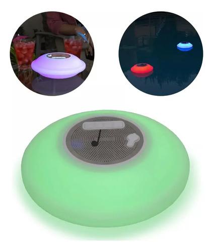Combo Parlante Para Pileta Sumergible + Colchoneta Portavaso Celeste 9