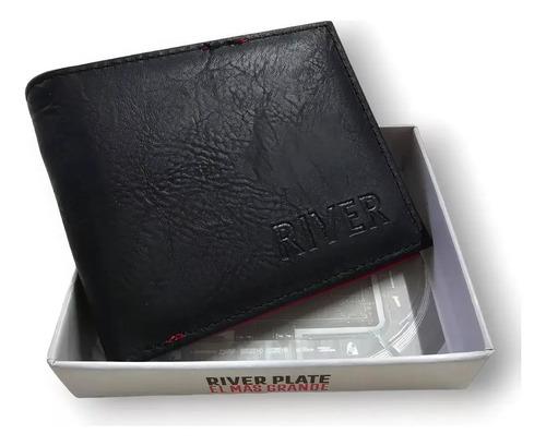 Billetera De Hombre River Plate De Cuero Licencia Original 8