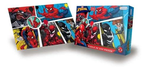 Rompecabezas Puzzle 240 Piezas Spider-man Silueta Comic 2