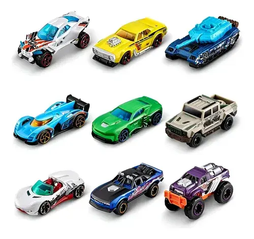 Pack X2 Autos Autitos Colección Metal Machine Zuru Wheels Multicolor